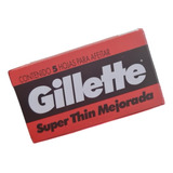 Repuesto Gillette X5 Hojas Para Maquina De Afeitar De Metal 