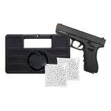 Pistola Full Metal Glock Airsoft + Case + Munição 1000 Bb's