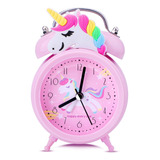 Reloj Despertador De Unicornio Para Niñas Y Niños, Bonita De