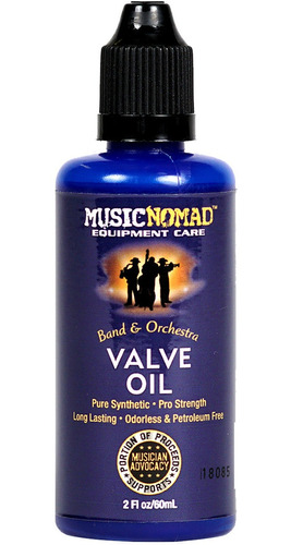 Music Nomad Mn703 Aceite Lubricar Válvulas Émbolos Trompeta