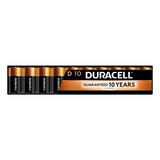 Duracell Coppertop - Baterías D, Paquete De 10 Unidades,