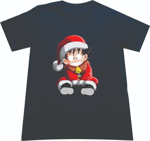 Camisetas Navideñas Navidad Goku Dragon Ball Navideño