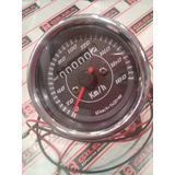 Velocimetro Reloj Cuenta Km D6cm Alt Moto Café Racer Cromo
