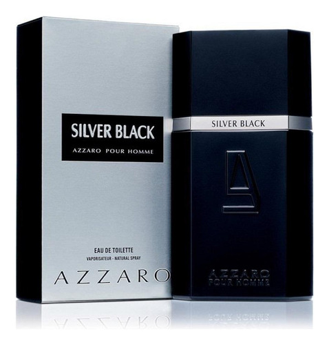 Perfume Azzarô Silver Black Pour Homme Edt 100ml