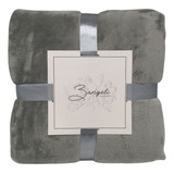 Frazada Polar Fleece Térmica - 2 Plazas - 3angeli Color Grey