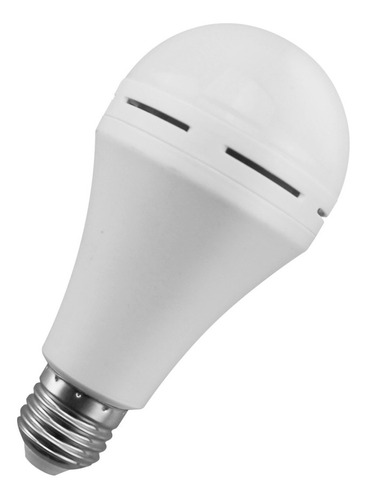 Luz Emergencia Led Lámpara Foco Autónoma 9w Luz Día Fría X 4