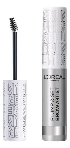 Máscara De Cejas L'oréal Paris Plump & Set Brow Artist Tono Transparente