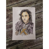 Dibujo Jon Snow Game Of Thrones 