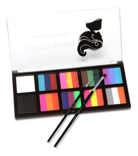 Paint Palette Water Rainbow Palette Professional Maquillaje