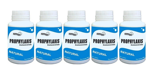 Kit C/ 5 Bicarbonato De Sódio Prophylaxis 250g Dabi Atlante