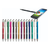 Pluma Bolígrafo Metal Touch 100pzs P/grabado Láser Fibra/co2