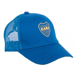 Gorra Boca Juniors Azul Con Visera Red Licencia Oficial Cabj