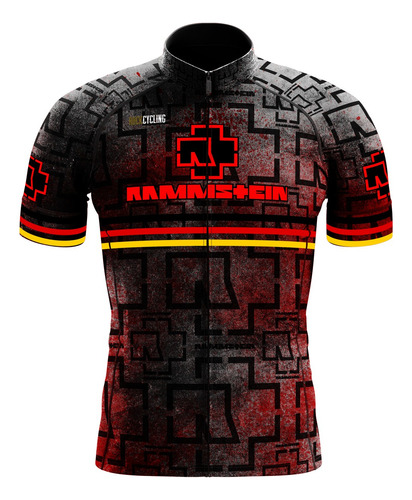 Jersey Camisa Ciclismo Ruta Rammstein Manga Corta