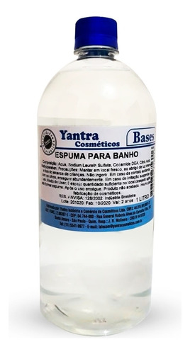 Espuma Para Banho 1 Litro Yantra 