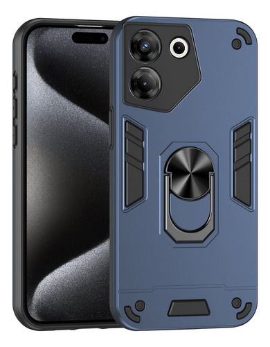 Funda Para Tecno Camon 20 Pro 5g Anticolisión Metal Apoyo