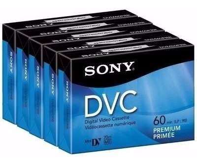 Cassette Mini Dv Sony 5 Piezas Nuevos Sellados