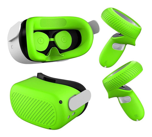 Cubierta Toluohu Compatible Con Oculus Quest 2 - Green