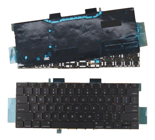 Teclado Apple Macbook Pro 13.3  A1708 Negro Backlit Board