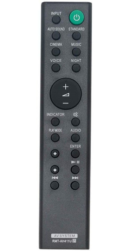Control Remoto Rmt-ah411u Sony Sound Bar Ht-s100f Hts100f 