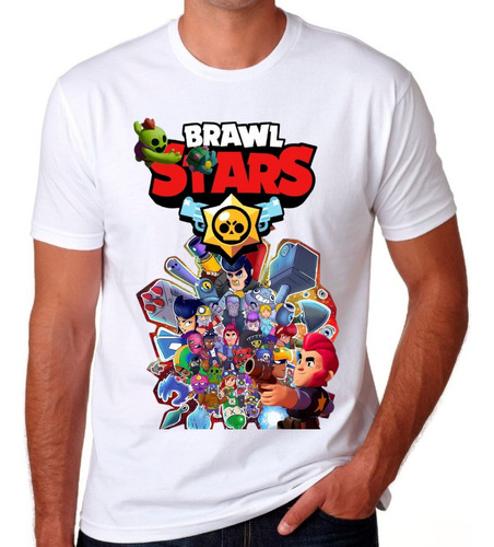 Camiseta Gamer T-shirt Brawl Stars Camisa 100% Algodão Dtf B