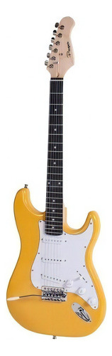 Guitarra Eléctrica Parquer Custom Stratocaster De Caoba 2019 Amarilla Laca