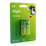 Bateria 9v Alcalina Elgin Blister Com 1 6lr61