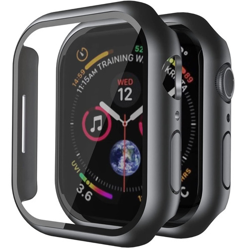 Bumper Vidro Temperado P/ Apple Watch Série 1-7 38/45mm