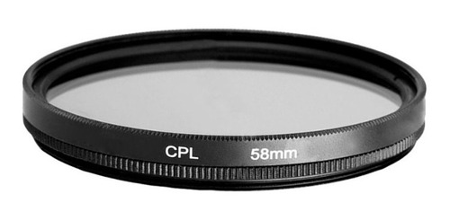 Filtro Polarizador Cpl Lentes Ø58mm Canon Nikon Sony