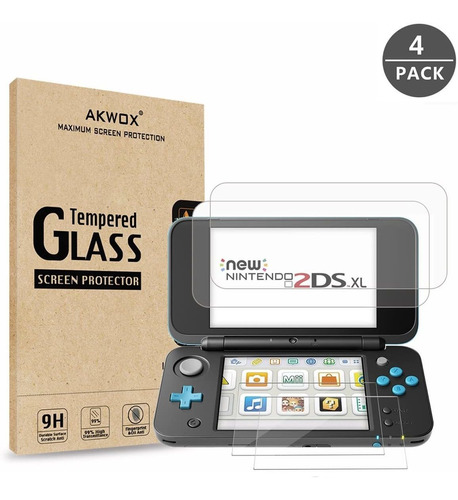 Protector De Pantalla Para New Nintendo 2ds Xl (4 Unidades)