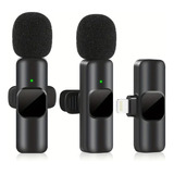 Micrófonos Inalámbricos Solapa 2 En 1 Solo Para iPhone