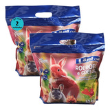 Alcon Club Roedores E Coelhos 1,5kg Super Premium Kit Com 2