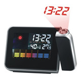 Reloj Despertador Digital Led Con Proyector Y Radio