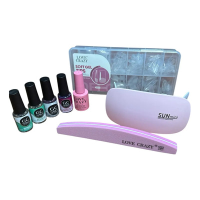 Full Kit Para Uñas Press On Forma De La Uña A Eleccion | Meses sin interés