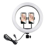 Iluminador Ring Light Make Greika 12 Polegadas Quente/frio