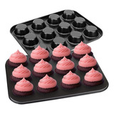 Forma Antiaderente Para Cupcake Mini Bolinhos 12 Cavidades