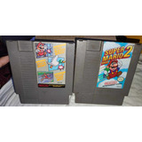 Nintendo Nes Super Mario Bros 2 Y Mario 1 Duck Hunt