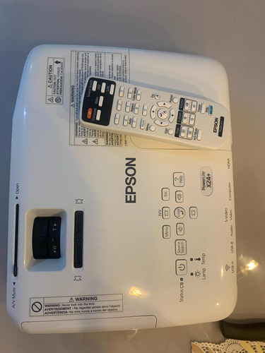 Vendo Projetor Epson X24+ Branco 3500 Lumens