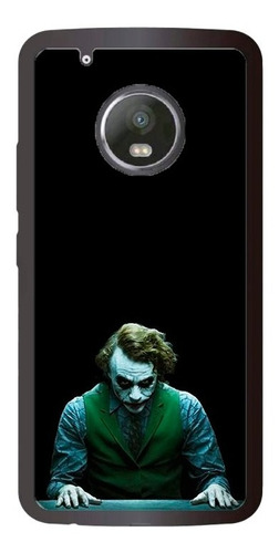 Case Funda Para Motorola Moto G5 Plus Guason Joker Fondo Neg