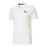 Camiseta Puma Original Hombre Polo Color Blanco Essential