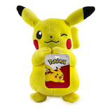 Boneco Pelúcia Pokémon Pikachu 20cm 2608 Sunny