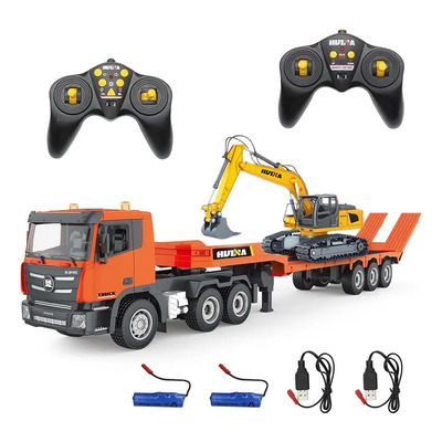 1:18 Remolque Y Excavadora  Conjunto Aleación Rc Juguete | Envío gratis