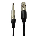  Cable Strong 1 Xlr 3 Pin Hembra A 1 Plug 6.5 Mono 5.40 Mts