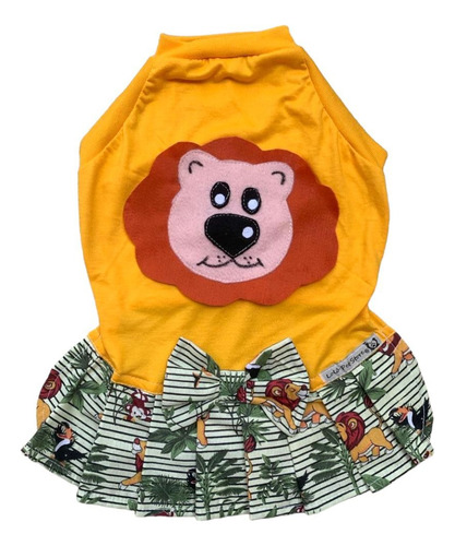 Roupas Cães Cachorro Lolô- Fêmea - Leão Selva - Pet 