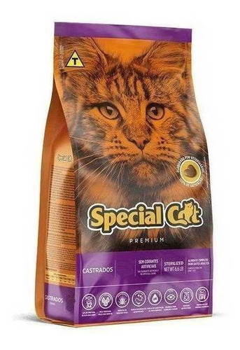 Alimento Special Cat Premium Castrados Para Gato Adulto Sabor Mix Em Sacola De 10.1kg