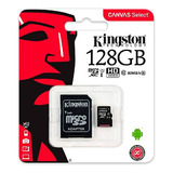 Tarjeta De Memoria Kingston Canvas Select 128gb Con Sd