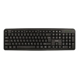 Teclado Noganet Nkb-78011 Qwerty Español Color Negro