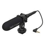 Behringer Video Mic Micrófono Shotgun Para Cámara / Celular Color Negro