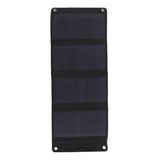 Cargador Solar Portátil Plegable De 3 Puertos De Carga Rápid