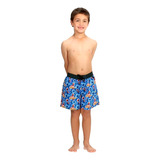 Short De Baño Spiderman Caffarena Talla 8 Color Azul