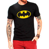 Camiseta Masculina Batman Liga Da Justiça Herói 100% Algodão
